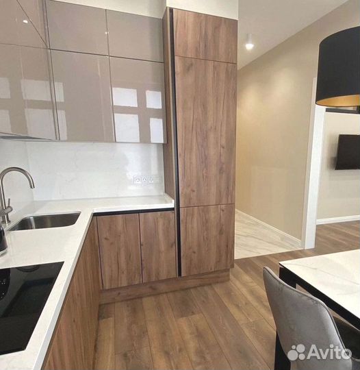 Угловая кухня с мдф фасадами