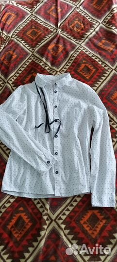 Школьные блузки для девочки 140 146 пакетом