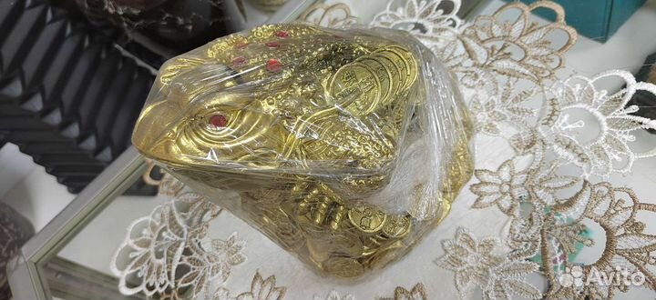 Копилка денежная лягушка