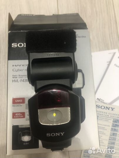 Вспышка sony HVL-F43M