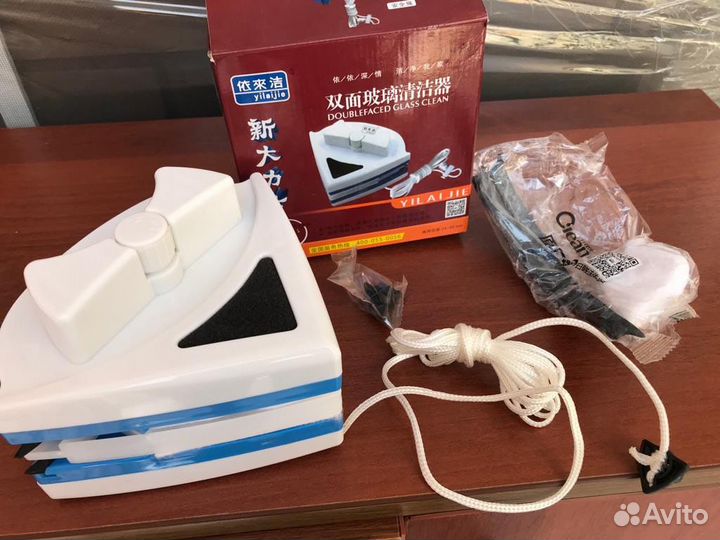 Магнитная щетка для мытья окон 24-40 мм