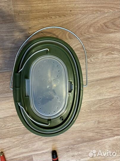 Кан для живца. Ведро для живца