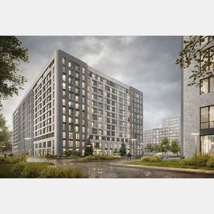 2-к. квартира, 72,8 м², 3/12 эт.