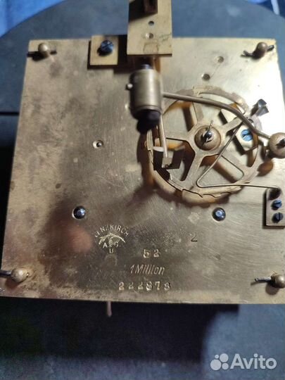 Старинные антикварные часы Lenzkirch