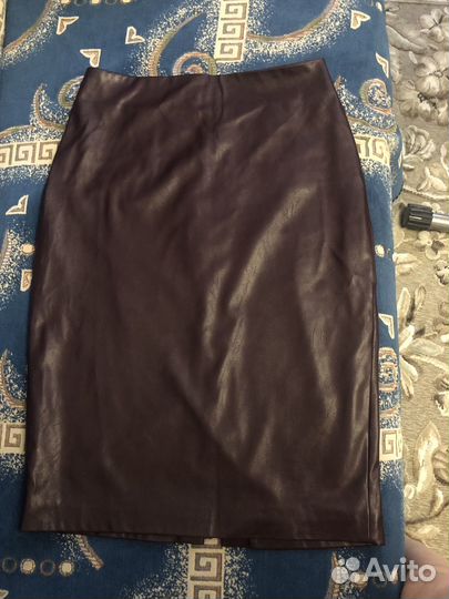 Кожаная юбка
