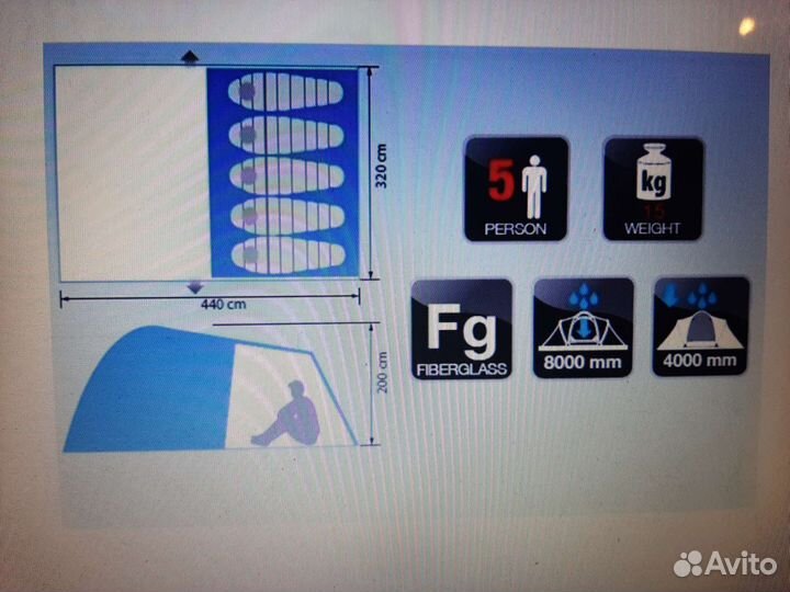 Новая палатка norfin alta 5 NFL