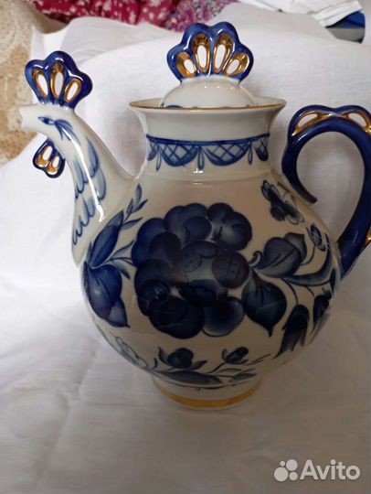 Чайник заварочный фарфоровый СССР большой доливной