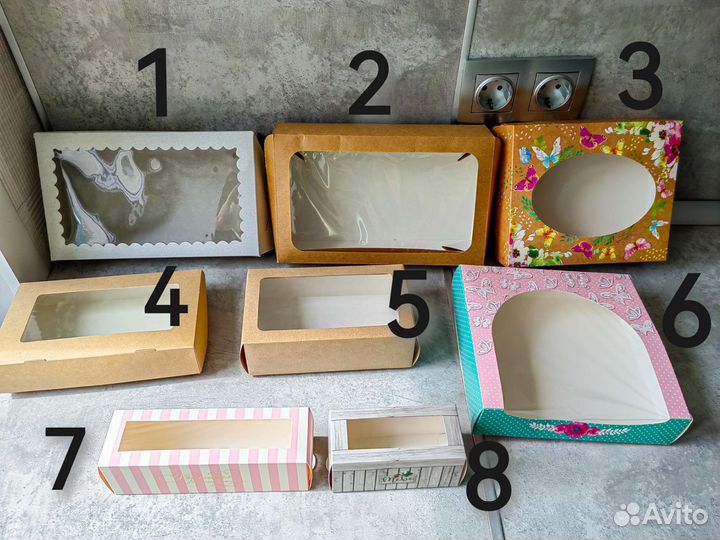 Коробки для кондитерских изделий