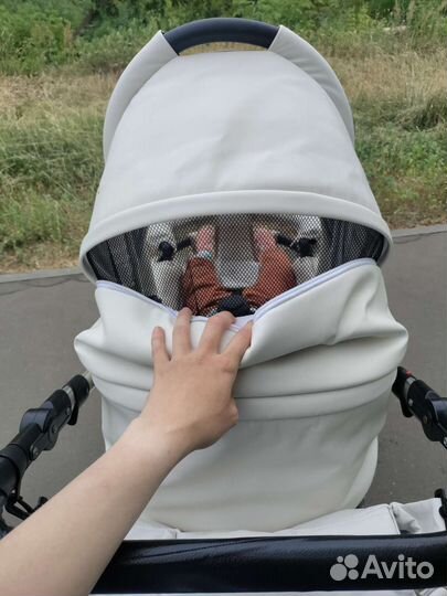 Блоки коляски Riko Bruno Ecco Silver 2 в 1