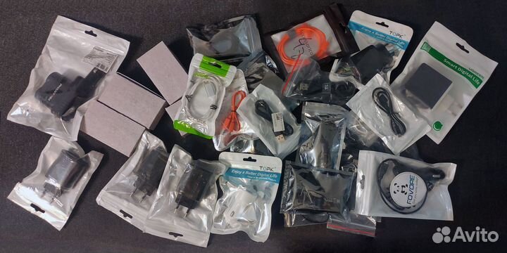 Новые блоки питания и кабели зарядки. Оптом