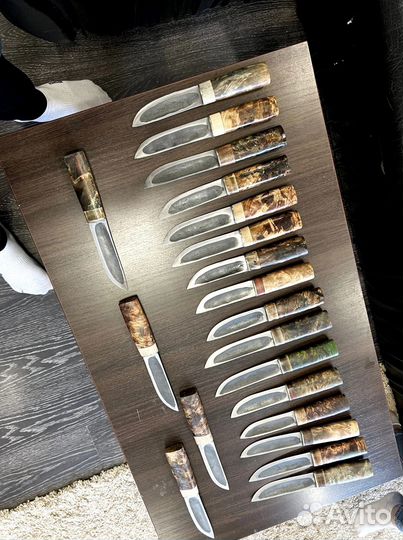 Якутский нож Стабилизированный кап 110х18ш