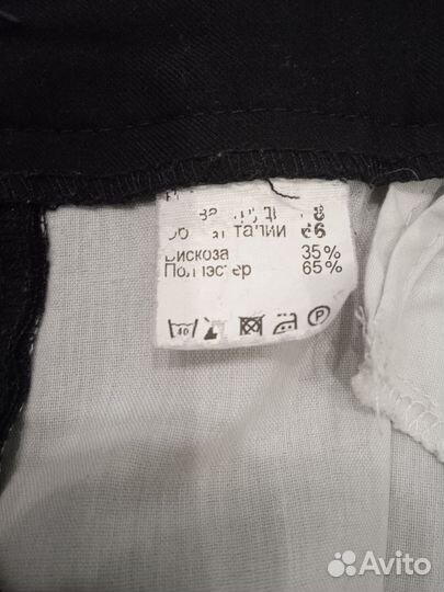 Школьные чёрные брюки для мальчика рост 140 см