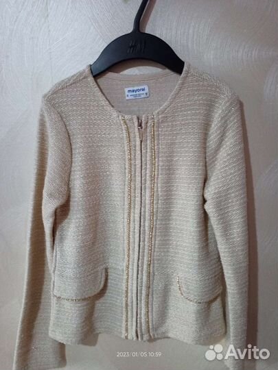 Кофта на девочку 10лет