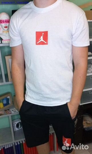 Спортивный костюм футболка + шорты (Арт.94032)