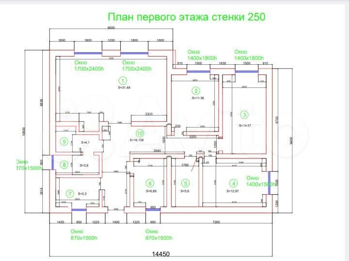 Дом 125 м² на участке 8,2 сот.