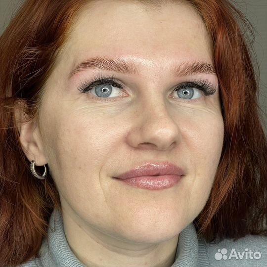 Комплекс ламинирования бровей и ресниц лёжа