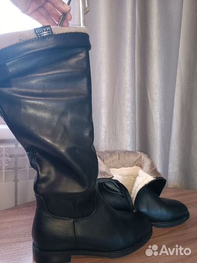 Сапоги зимние натуральная кожа