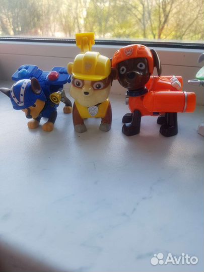Игрушки щенячий патруль 7шт