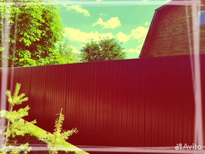 Забор из профлиста