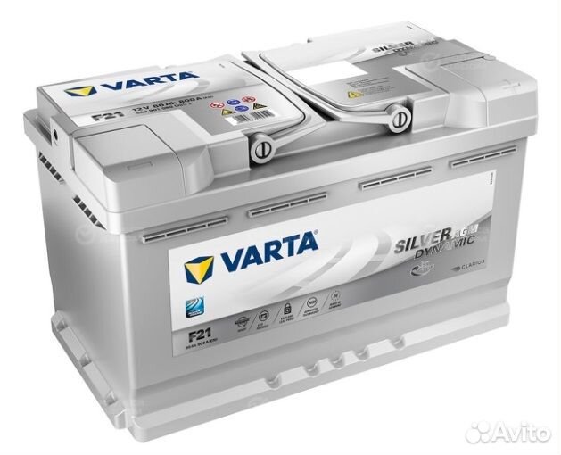 Аккумулятор 80 Ач AGM Varta на Kia Optima