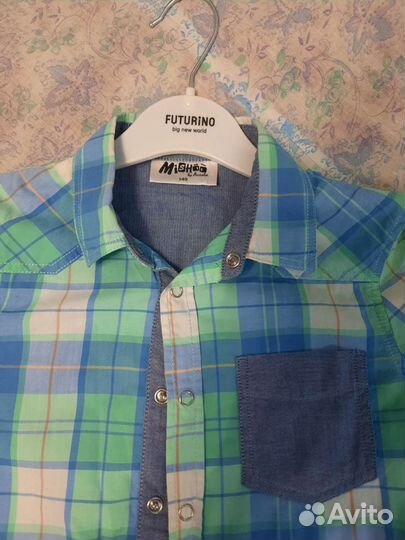 Рубашка для мальчика р. 140