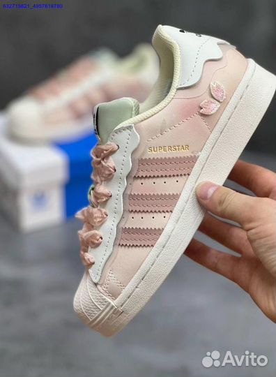 Кеды adidas superstar pink (36-41)