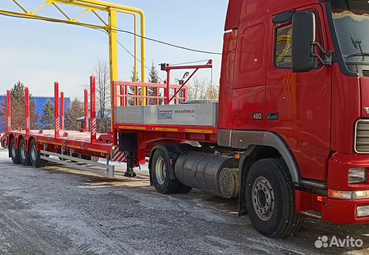 Полуприцеп трал (тяжеловоз) Политранс ТСП 94163, 2023