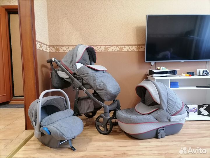 Коляска adamex 3 в 1 neonex