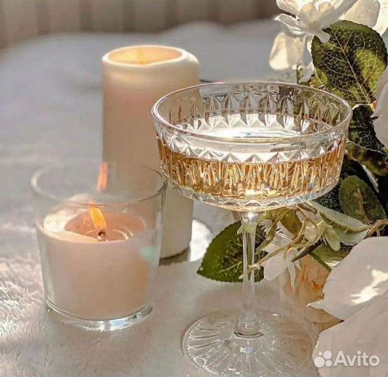 Бокалы для шампанского sällsкаplig IKEA 2 бокала