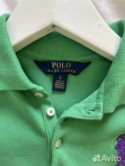 Платье зеленое Ralph Lauren Polo 6 лет