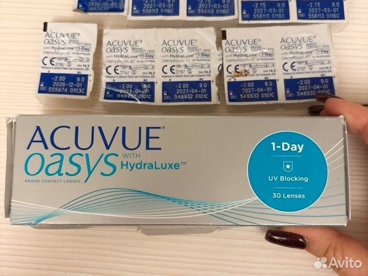 Линзы контактные acuvue oasys with hydraluxe