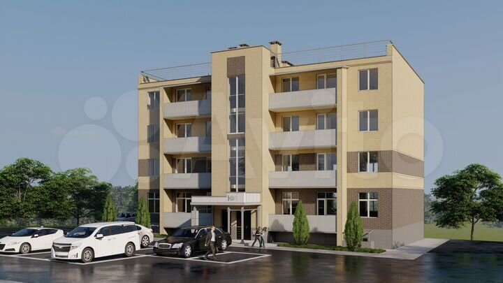 1-к. квартира, 38,2 м², 3/4 эт.