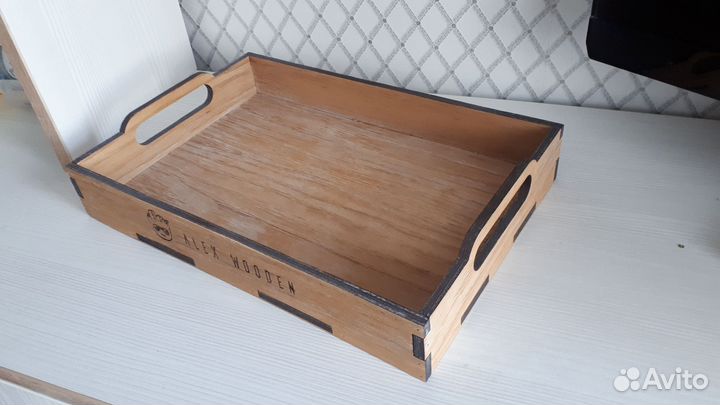 Поднос деревянный