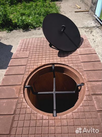 Печь тандыр для зоны барбекю