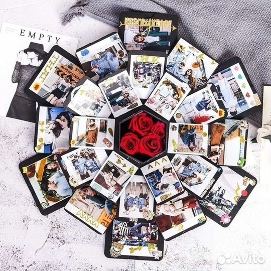 Подарочная коробка с эффектом 