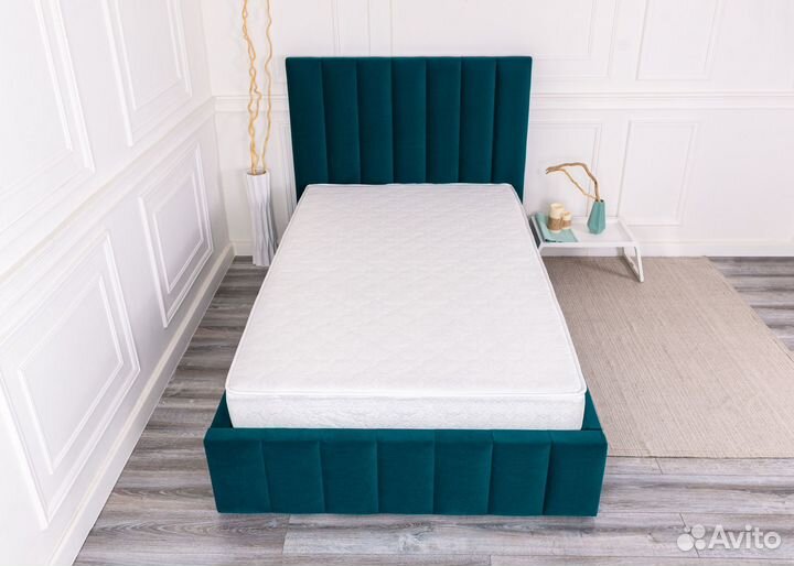 Кровать 120х200 Богема в велюре