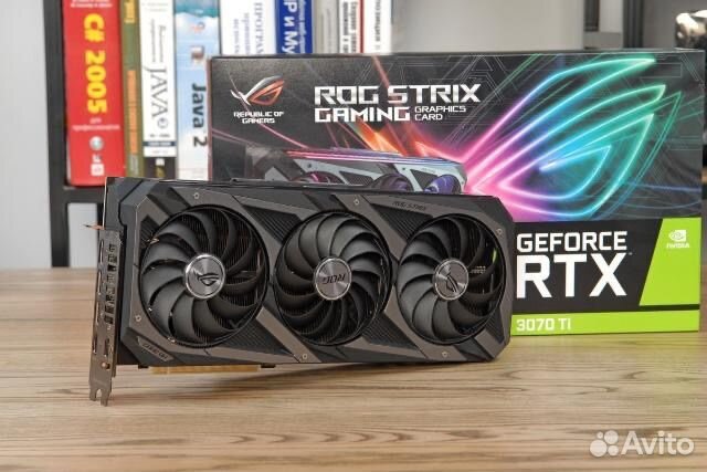 Видеокарта asus rtx 3070ti Rog Strix