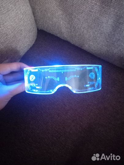 Очки светящиеся неоновые очки