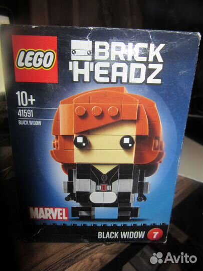 Lego Brickheadz 41591 Black Widow дефектная