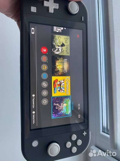 Nintendo switch lite с играми