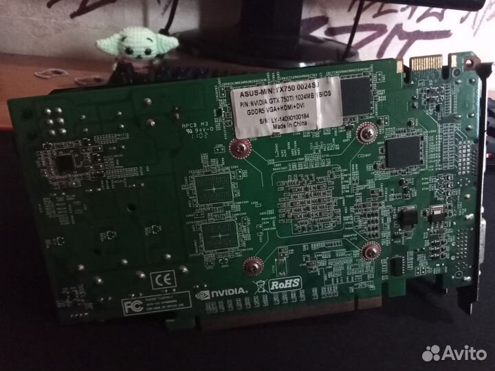 Видеокарта Asus GTX 750TI 1024MB