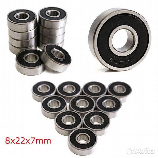 Подшипники 608 rs для роликов/скейтборта