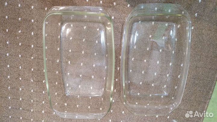 Форма для запекания стеклянная с крышкой