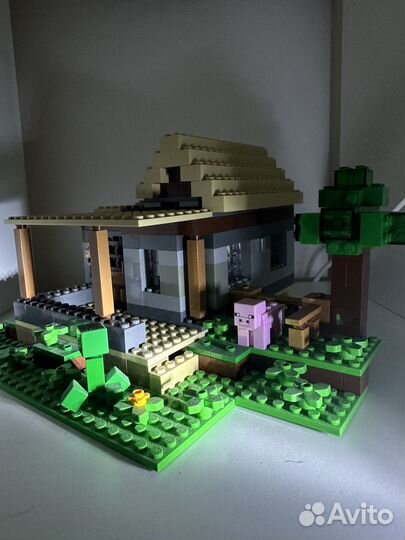 Lego Майнкрафт деревня