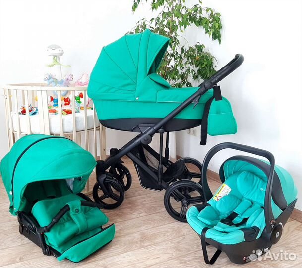 Коляска польская Bebetto 3в1
