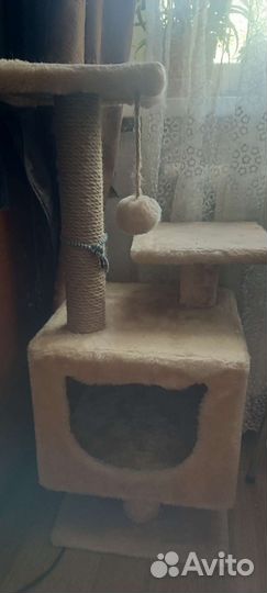 Домик для кошки с когтеточкой бу