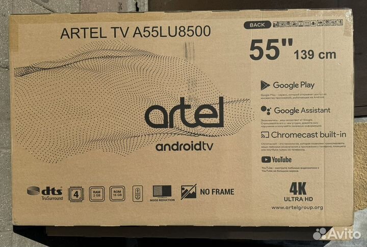 Телевизор 55 дюймов Смарт 4k ultra hd.Новый