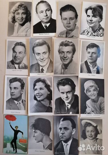 Фотооткрытки Актёры