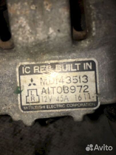 Генератор 3G83 Mitsubishi Minica H21A MD143513