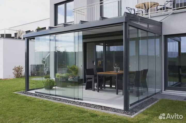 Безрамное остекление лоджий